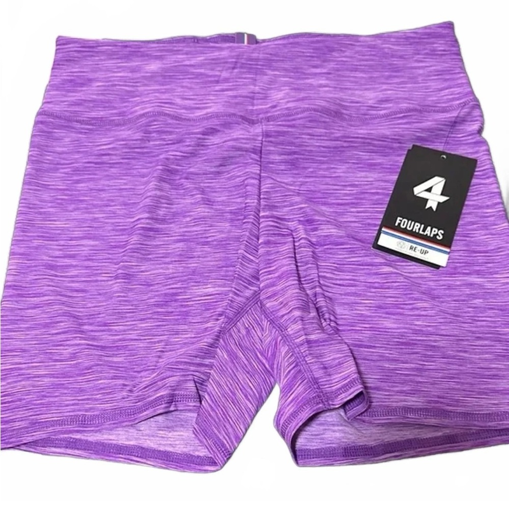 Fourlaps NWT Purple Space Dye Athletic Shorts Size XSmall